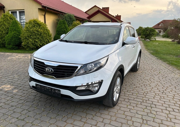 Kia Sportage cena 38600 przebieg: 214020, rok produkcji 2012 z Żmigród małe 121
